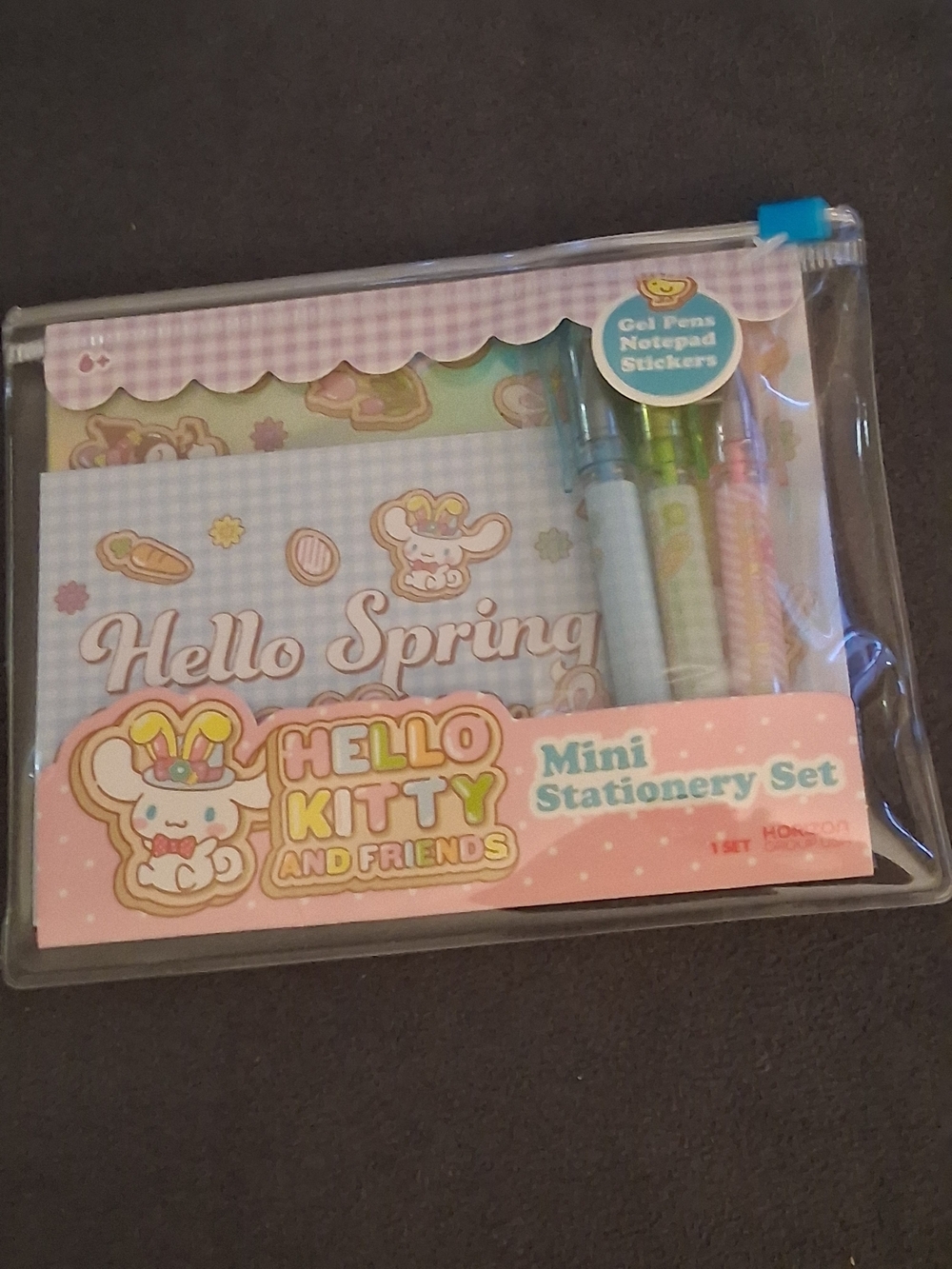 Hello Kitty Mini Stationery Set - Pink & Light Blue
